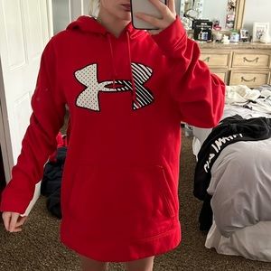 Under Armour Red loose Storm Sweatshirt